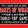 Snakes of Wrath tabletop tile-laying strategy game • Weast Coast