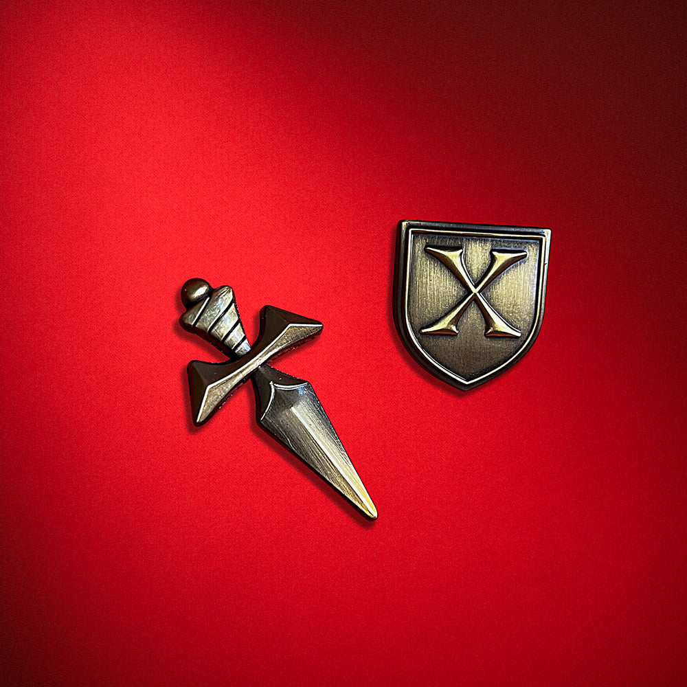 Sword and Shield Pin Set